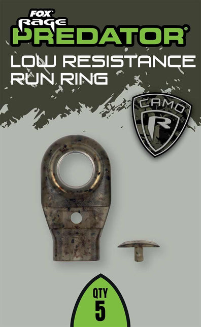 Fox Rage Predator Camo Low Resistance Run Ring x 5