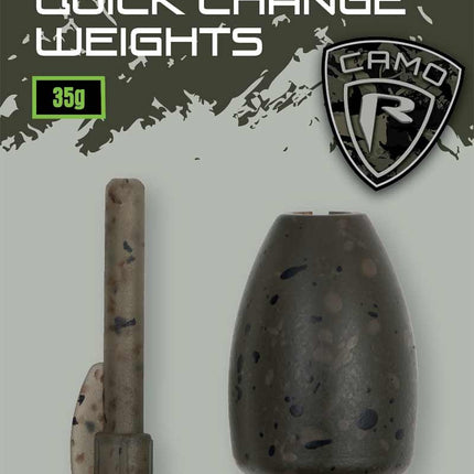 Fox Rage Predator Camo Quick Change Weights x 3