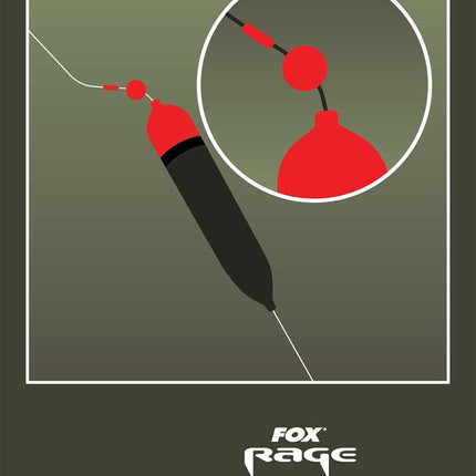 Fox Rage Predator Red Float Bead 10mm