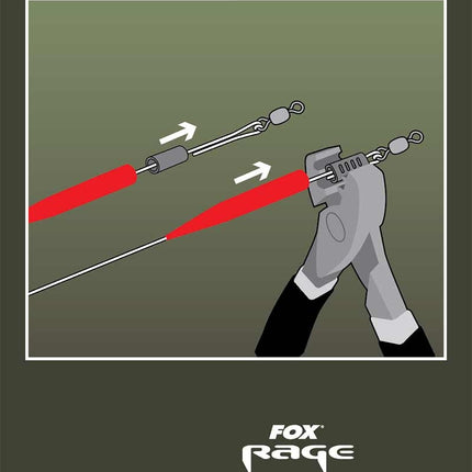 Fox Rage Predator Red Trace Crimp Covers x 25pcs