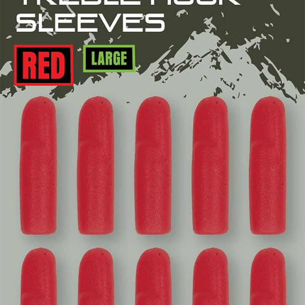 Fox Rage Predator Red Treble Hook Sleeves