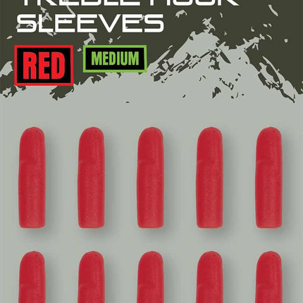 Fox Rage Predator Red Treble Hook Sleeves