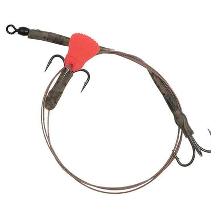 Fox Rage Predator Twin Treble Trace 52cm - 40lb