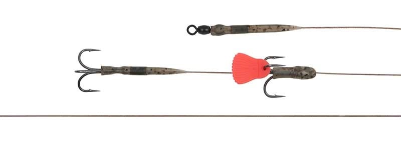 Fox Rage Predator Twin Treble Trace 52cm - 40lb