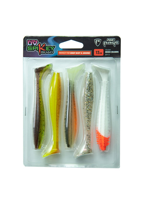 Fox Rage Spikey Shad Mixed Colour Pack