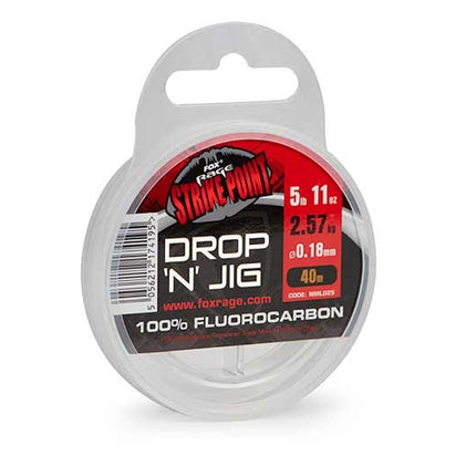 Fox Rage Strike Point Drop N Jig Fluorocarbon Line