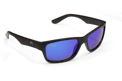 Fox Rage Sunglasses Camo Frame - Grey Lens Mirror Blue