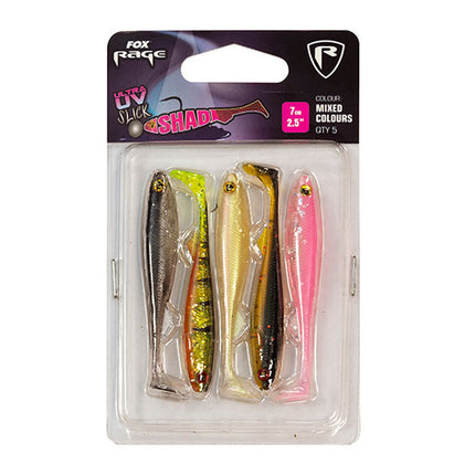 Fox Rage Ultra UV Mixed Colour Lure Packs