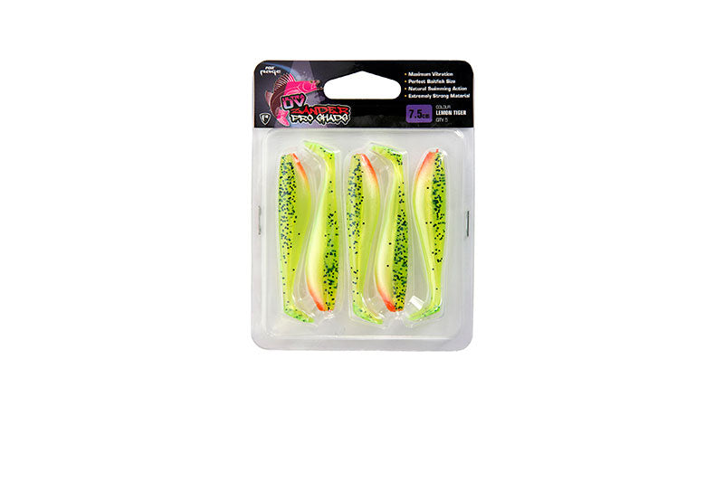 Fox Rage Ultra UV Zander Pro Shad 12cm Single Colour Packs