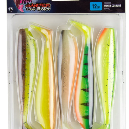 Fox Rage Zander Pro Shad Mixed Colour Pack