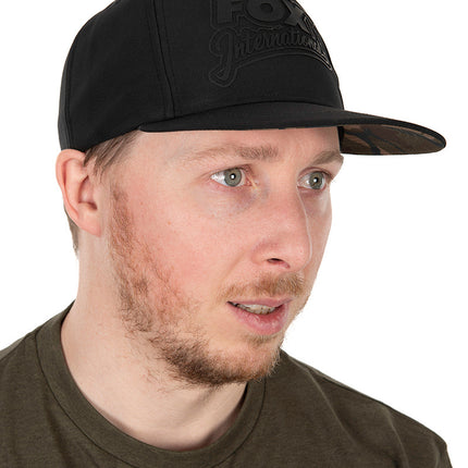 Fox Snapback Hat - Black Camo