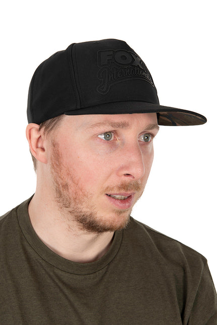 Fox Snapback Hat - Black Camo