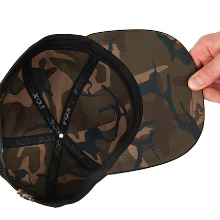 Fox Snapback Hat - Black Camo
