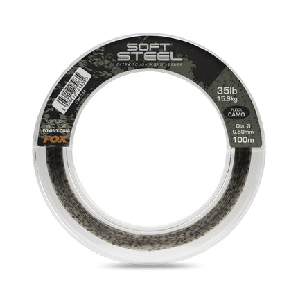 Fox Soft Steel Fleck Camo Leader