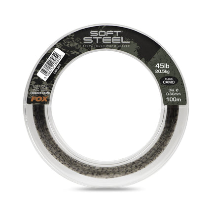 Fox Soft Steel Fleck Camo Leader