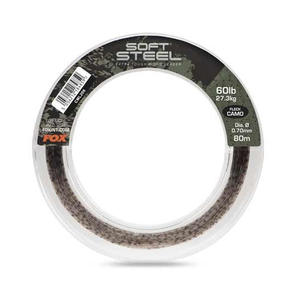 Fox Soft Steel Fleck Camo Leader