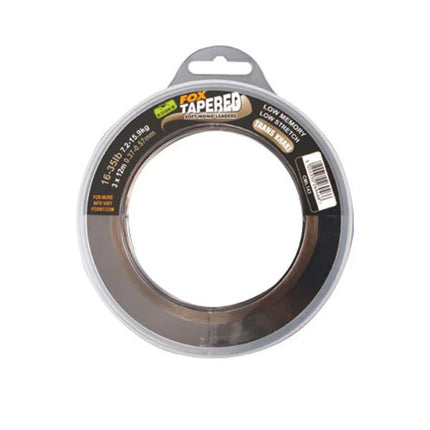 Fox Soft Tapered Leaders 3x12 meter Trans Khaki 7,2kg/16lb 