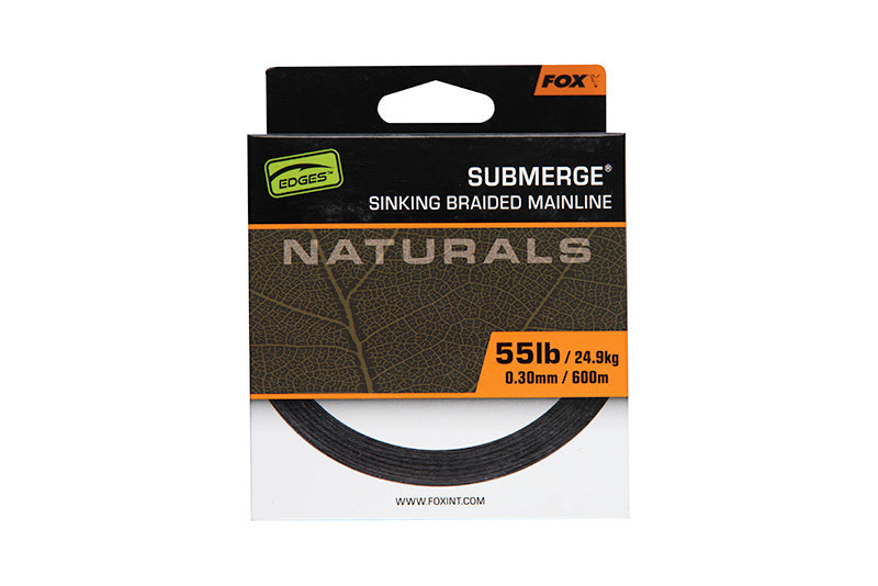 Fox Submerge Naturals Sinking Braid 0.38mm 65lb/29.5kg