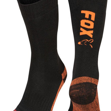 Fox Thermolie Long Socks Black/Orange Maat 40-43