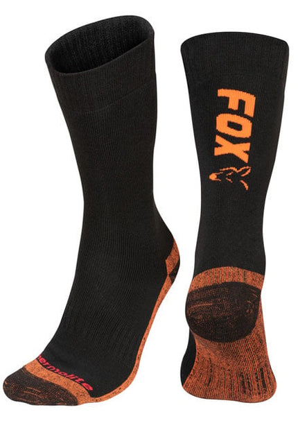 Fox Thermolie Long Socks Black/Orange Maat 40-43