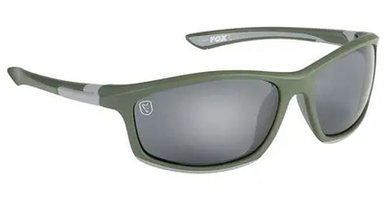 Fox Wraps Green/Silver Frame Grey Lenses