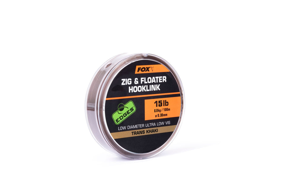 Fox Zig & Floater Hooklink - Trans Khaki