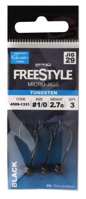 FreeStyle Tungsten Micro Jig Black Jig 29 Maat 2