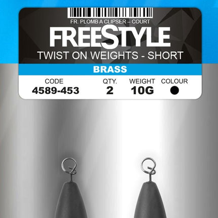 FreeStyle Twist On Weights Short Brass