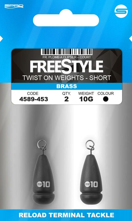 FreeStyle Twist On Weights Short Brass