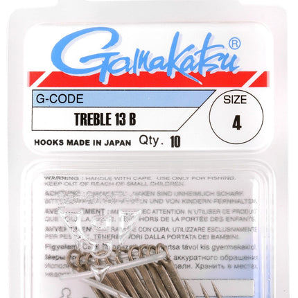 GAMAKATSU 13B Treble Hooks Bronze