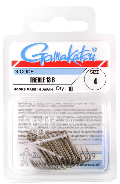 GAMAKATSU 13B Treble Hooks Bronze