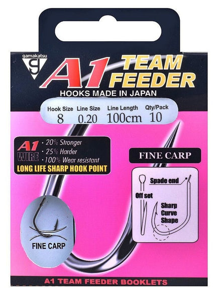 GAMAKATSU Booklet A1 Team Feeder Fine Carp 100cm NS Black