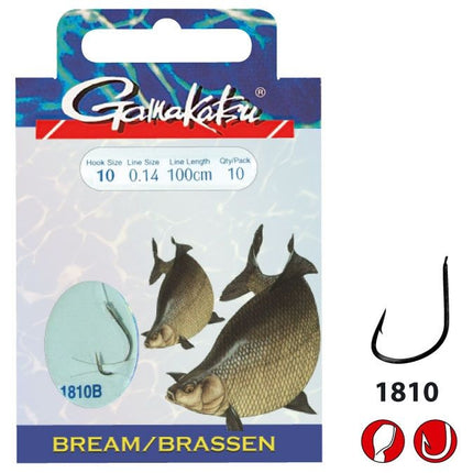GAMAKATSU Booklet BR. Feeder 1810B 75CM Bronze