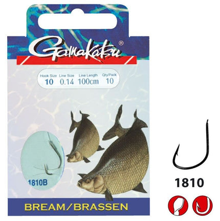 GAMAKATSU Booklet BR. Feeder 1810B 75CM Bronze