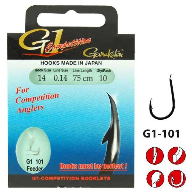 GAMAKATSU Booklet G1-Competition 101 100cm Nickel