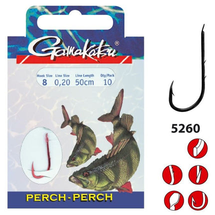 GAMAKATSU Booklet Perch 5260R 50CM Red