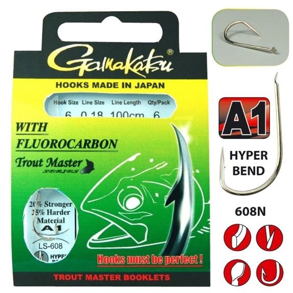 GAMAKATSU Booklet TM 608 FC 100cm Nickel