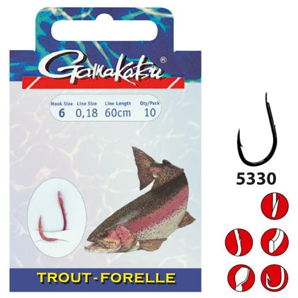 GAMAKATSU Booklet Trout 5330R 60CM Red