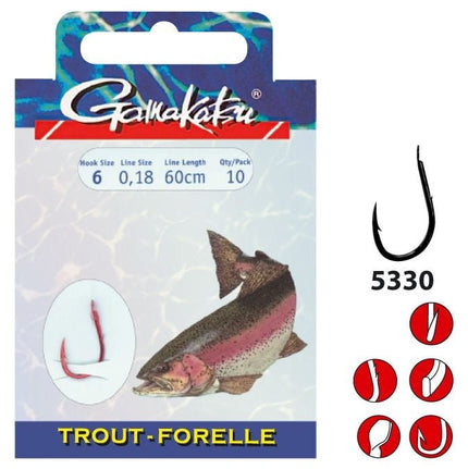 GAMAKATSU Booklet Trout 5330R 60CM Red