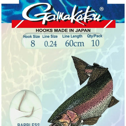 GAMAKATSU Booklet Trout Barbless 60CM Bronze