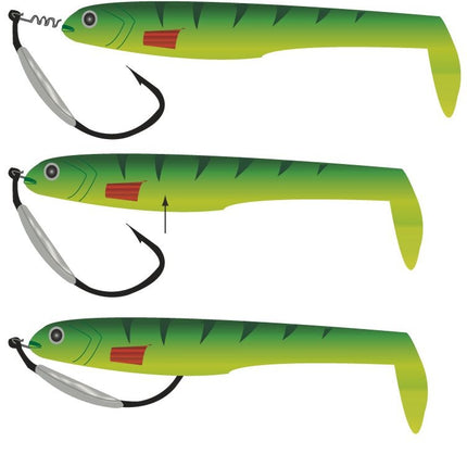 GAMAKATSU EWG Weighted Hooks SPR-Lock NS Black