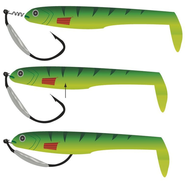 GAMAKATSU EWG Weighted Hooks SPR-Lock NS Black