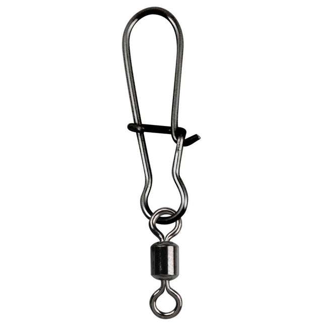 GAMAKATSU Hyper Ez Snap with Swivel - Stainless Black Nickel