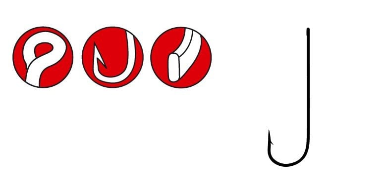 GAMAKATSU LS-5013F Hooks NS Black