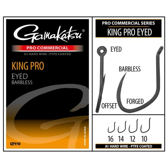 GAMAKATSU PRO-C King PRO Eyed A1 PTFE BL Grey
