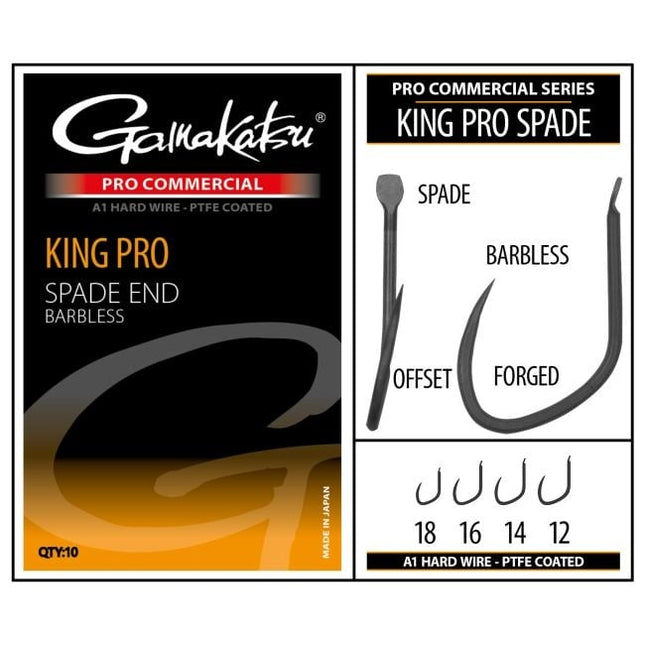 GAMAKATSU PRO-C King PRO Spade A1 PTFE BL Grey