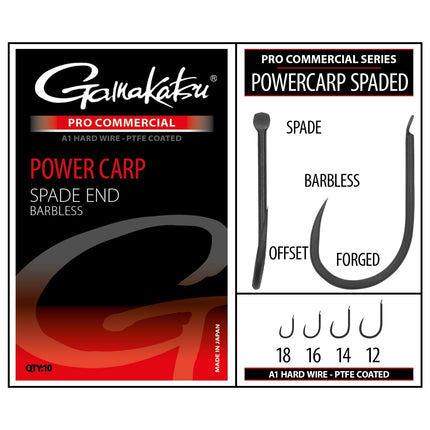 GAMAKATSU PRO-C Powercarp Spade A1 PTFE BL Grey
