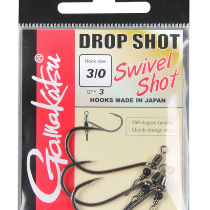 GAMAKATSU Swivel Shot Hooks NS Black