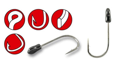 GAMAKATSU Trailer Hooks NS Black