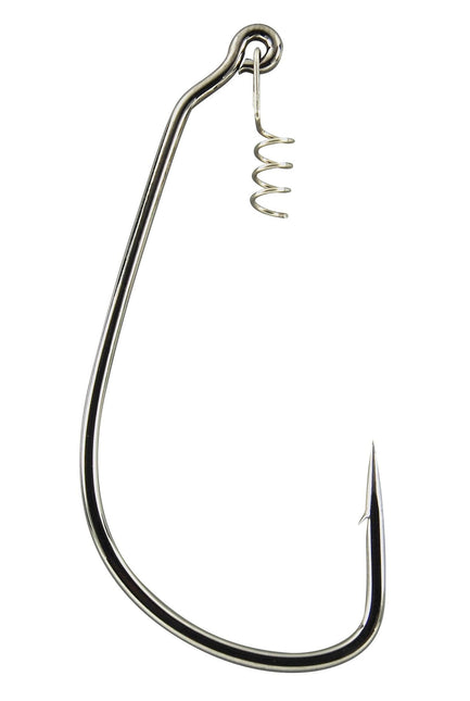 GAMAKATSU Worm EWG Hooks Spring Lock NS Black